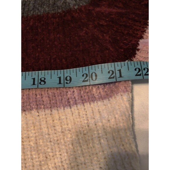 Basic Editions Womens Striped Long Sleeve‎ Sweater Acrylic Roll Neck Size Large - Picture 8 of 10